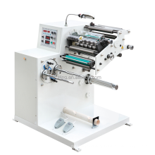 RTFQ-320 Mini label paper sliiter rewinder machine with turret rewinder